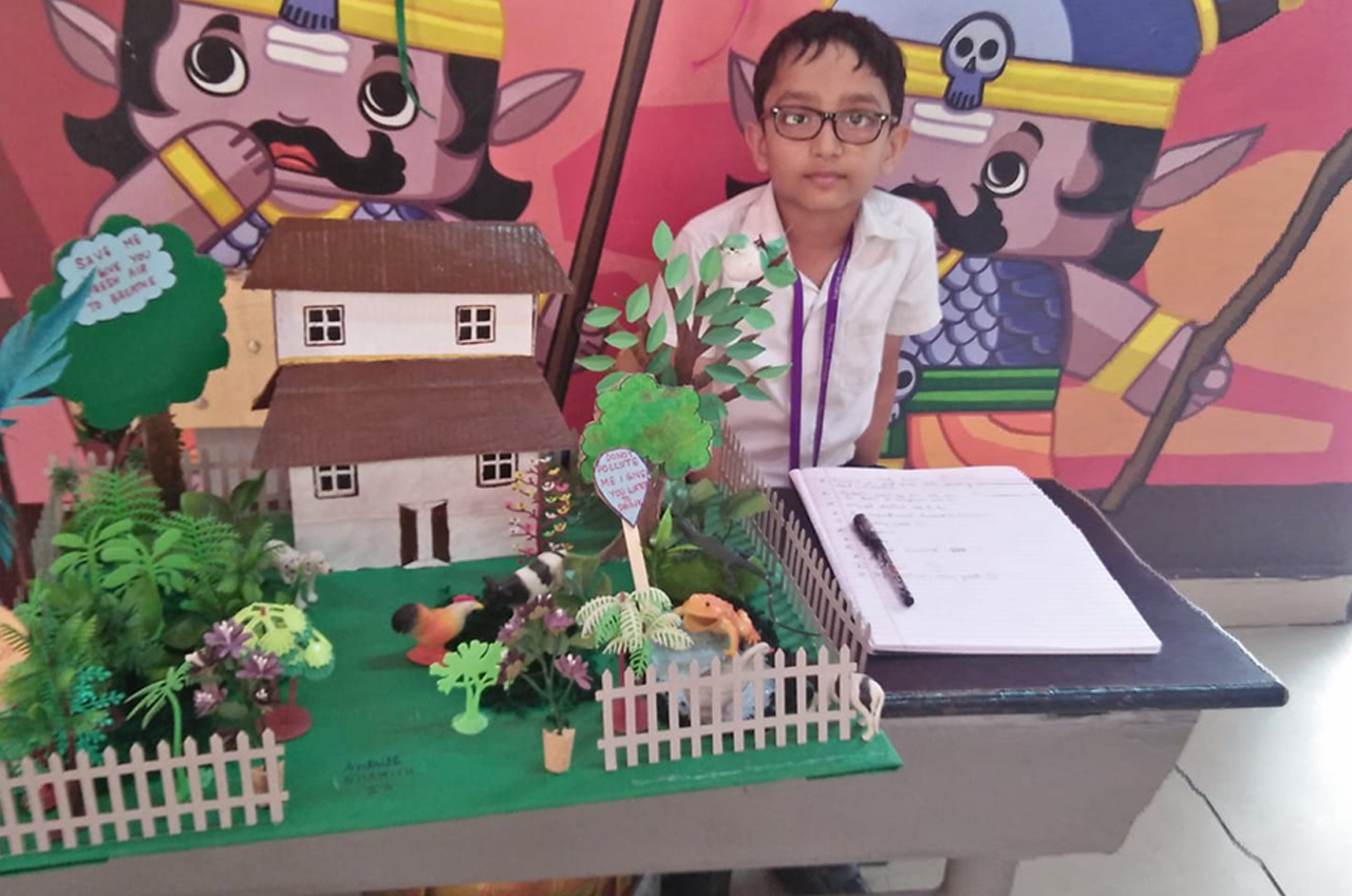 Students ideas at GYAN MELA - new horizon gurukul school bangalore