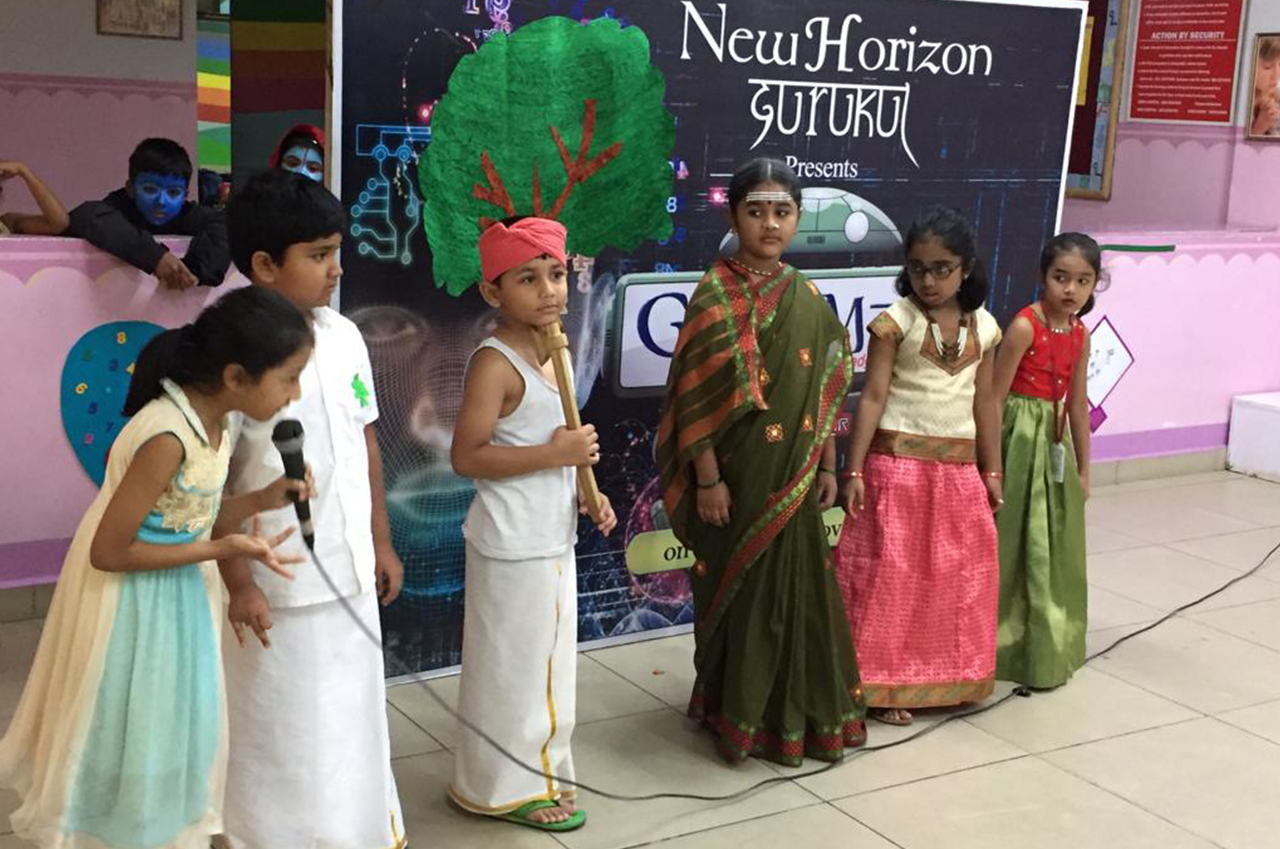 Students talents at GYAN MELA - new horizon gurukul school bangalore