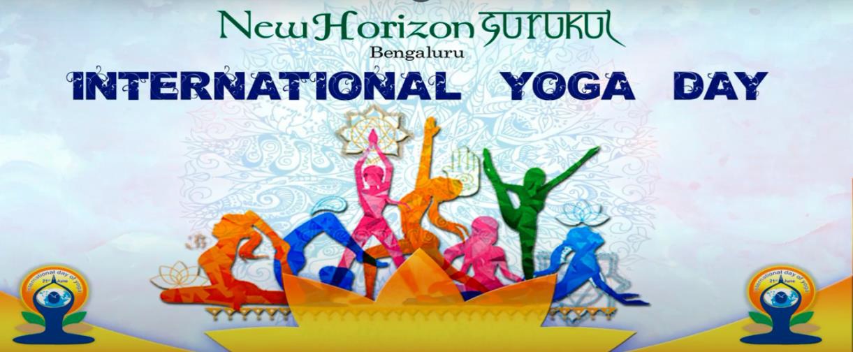 International Yoga Day Celebrated by New Horizon Gurukul Bangalore