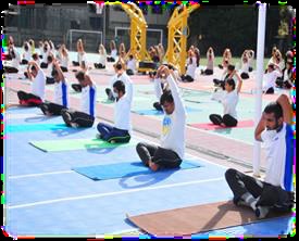 Yoga Day 2021 Celebrated at New Horizon Gurukul