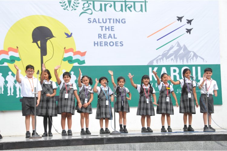 Saluting the Kargil Heros at NHG Bangalore