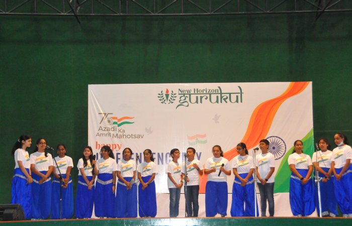 Independence Day 2022 Celebrated at New Horizon Gurukul Bangalore