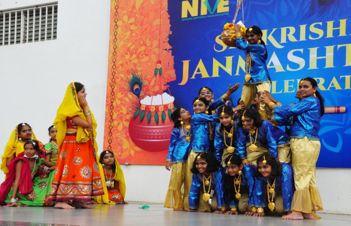 Sri Krishna Janmastami Celebration at New Horizon Gurukul School Bangalore