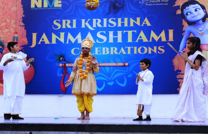Sri Krishna Janmashtami Celebrations at New Horizon Gurukul