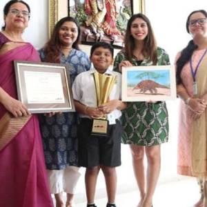 Nishanth Ramkumar of Grade 2C, is the WINNER of the Sketch for Survival contest