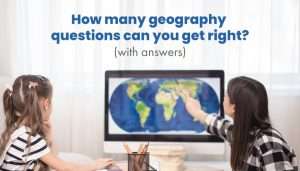 How many geography questions can you get right with answers