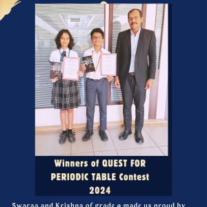 Winners of Quest for PERIODIC TABLE Contest 2024